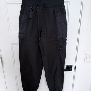 lululemon athletica Black Tech Cargo Pants with Utility Pockets